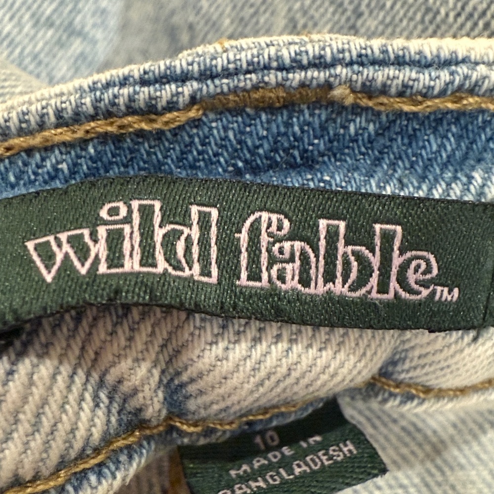 High Rise Dad Jeans with Pattern - Picture 5 of 5